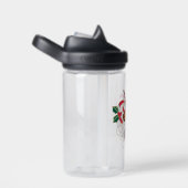 Afro Unicorn Candy Cane Herz Holiday Trinkflasche (rechts)