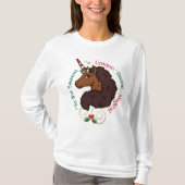 Afro Unicorn 'Dies ist die Season Holiday Unicorn T-Shirt (Vorderseite)