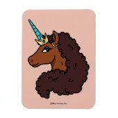 Afro Unicorn | Einzigartig Magnet (Vertikal)