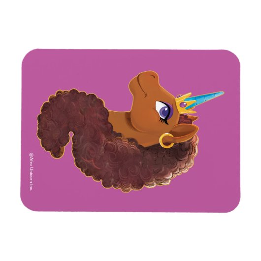Afro Unicorn | Einzigartig Magnet (Horizontal)