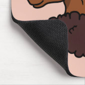 Afro Unicorn | Einzigartig Mousepad (Ecke)