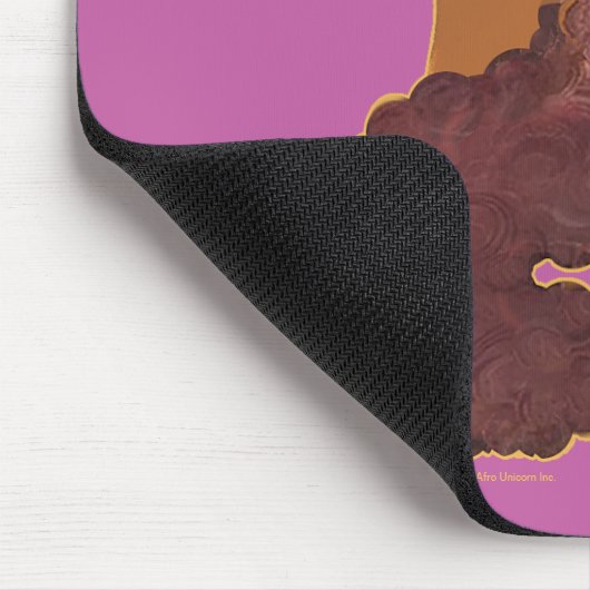 Afro Unicorn | Einzigartig Mousepad (Ecke)