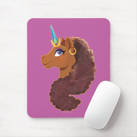 Afro Unicorn | Einzigartig Mousepad (Mit Mouse)
