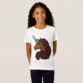 Afro Unicorn | Einzigartig T-Shirt (Vorne ganz)