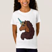 Afro Unicorn | Einzigartig T-Shirt (Vorderseite)