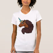 Afro Unicorn | Einzigartig T-Shirt (Vorderseite)