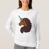 Afro Unicorn | Einzigartig T-Shirt (Vorderseite)