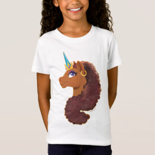 Afro Unicorn Einzigartig T-Shirt