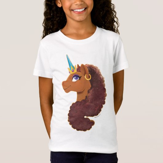 Afro Unicorn | Einzigartig T-Shirt (Vorderseite)