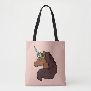 Afro Unicorn Einzigartig Tasche