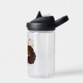 Afro Unicorn | Einzigartiges Herzdesign Trinkflasche (Links)