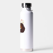 Afro Unicorn | Einzigartiges Herzdesign Trinkflasche (Links)