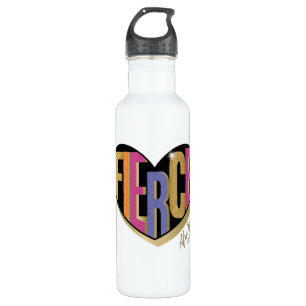 Afro Unicorn Fierce Herzdesign Edelstahlflasche