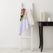 Afro Unicorn Fierce Herzdesign Sherpadecke (Beispiel)