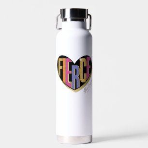 Afro Unicorn Fierce Herzdesign Trinkflasche