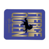 Afro Unicorn Fierce Queen Magnet (Horizontal)