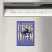 Afro Unicorn Fierce Queen Magnet (In Situ (Geschirrspüler))