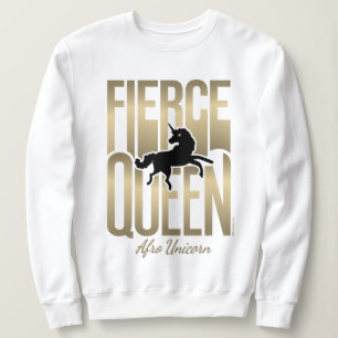 Afro Unicorn Fierce Queen Sweatshirt