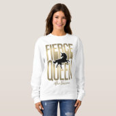 Afro Unicorn Fierce Queen Sweatshirt (Vorne ganz)