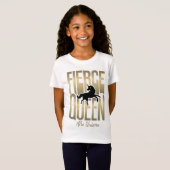 Afro Unicorn Fierce Queen T-Shirt (Vorne ganz)