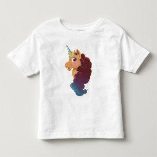 Afro Unicorn Göttlich das Einhorn Kleinkind T-shirt