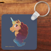 Afro Unicorn | Göttlich das Einhorn Schlüsselanhänger (Rückseite)