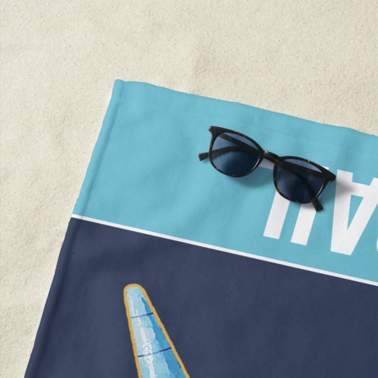 Afro Unicorn | Göttlich das Einhorn Strandtuch (Beispiel)