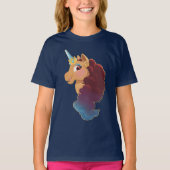 Afro Unicorn | Göttlich das Einhorn T-Shirt (Vorderseite)