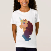 Afro Unicorn | Göttlich das Einhorn T-Shirt (Vorderseite)