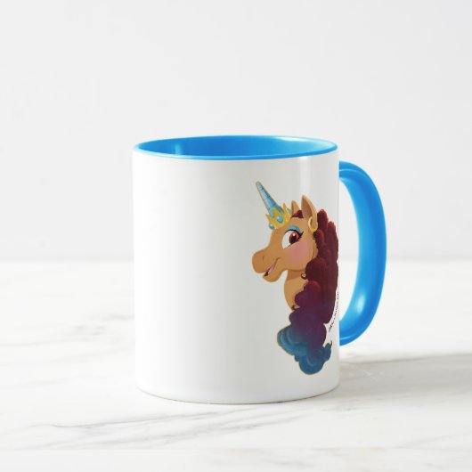 Afro Unicorn | Göttlich das Einhorn Tasse (VorderseiteRechts)