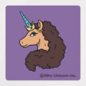 Afro Unicorn | Göttlich Etiketten (Design 1)