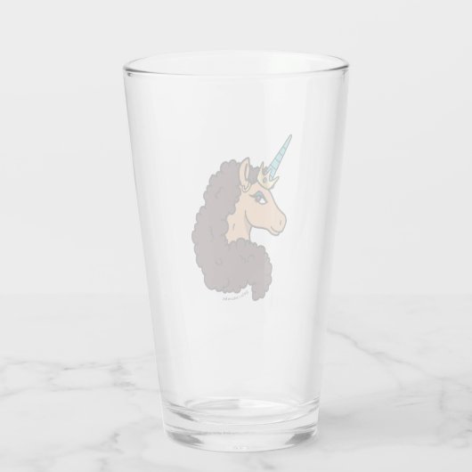 Afro Unicorn | Göttlich Glas (Rückseite)