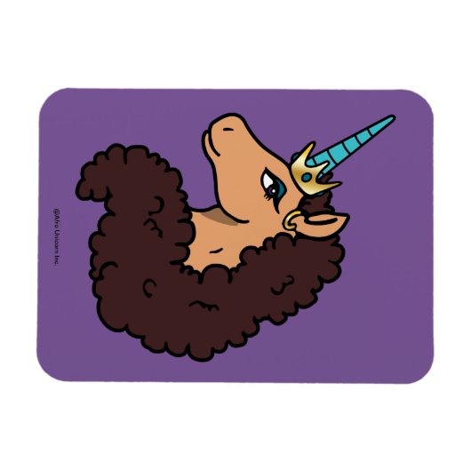 Afro Unicorn | Göttlich Magnet (Horizontal)