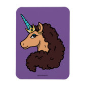 Afro Unicorn | Göttlich Magnet (Vertikal)