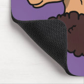 Afro Unicorn | Göttlich Mousepad (Ecke)
