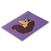 Afro Unicorn | Göttlich Notizblock (Linke Seite)