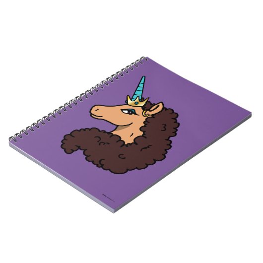 Afro Unicorn | Göttlich Notizblock (Linke Seite)