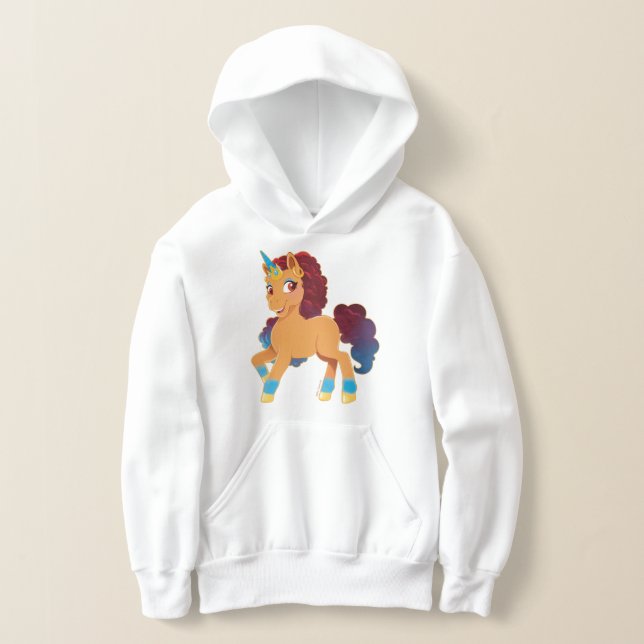 Afro Unicorn | göttliche Prancing Hoodie (Ablage )