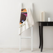 Afro Unicorn Living the Dream Design Sherpadecke (Beispiel)