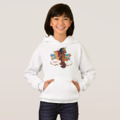 Afro Unicorn "Made of Magic" Trio Design Hoodie (Vorne ganz)