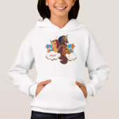 Afro Unicorn "Made of Magic" Trio Design Hoodie (Vorderseite)