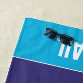 Afro Unicorn "Made of Magic" Trio Design Strandtuch (Beispiel)