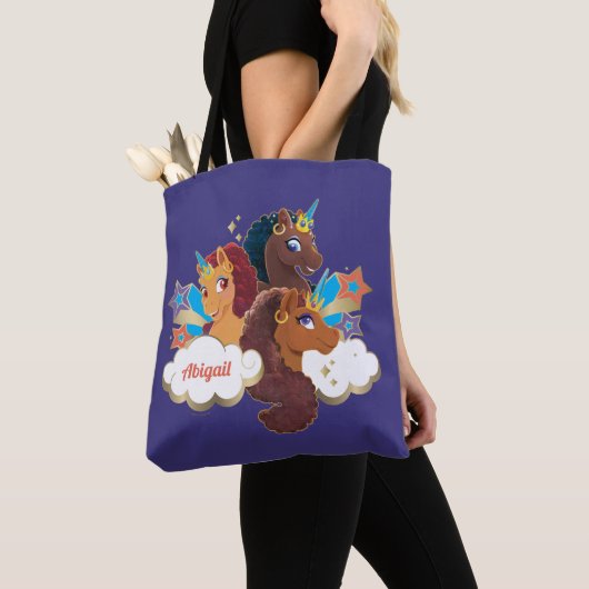 Afro Unicorn "Made of Magic" Trio Design Tasche (Von Nahem)