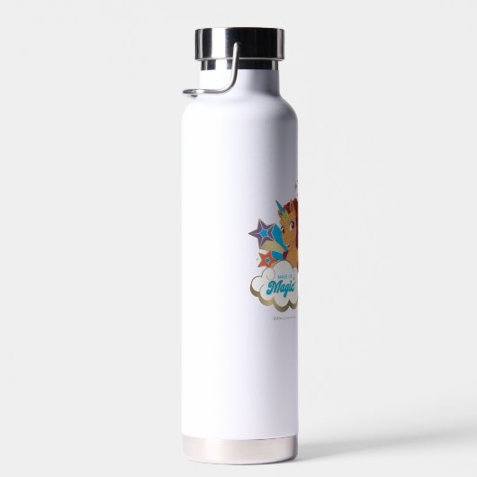 Afro Unicorn "Made of Magic" Trio Design Trinkflasche (Rechts)