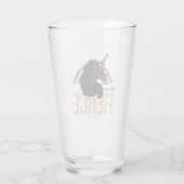 Afro Unicorn | Magical - Always Fierce Glas (Rückseite)