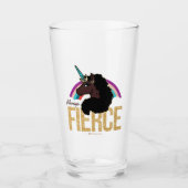 Afro Unicorn | Magical - Always Fierce Glas (Vorderseite)