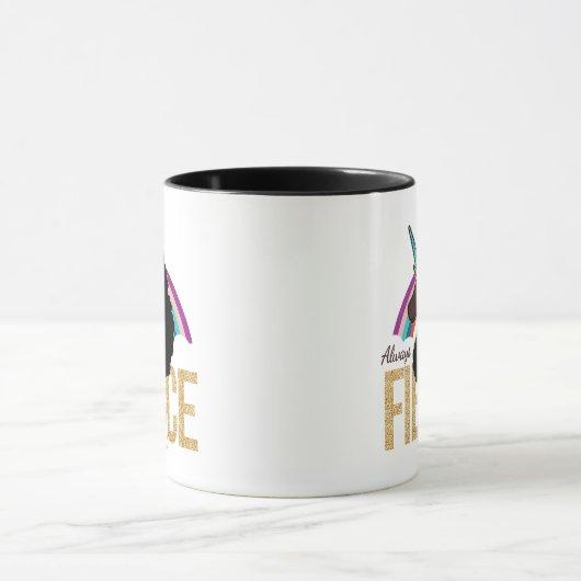 Afro Unicorn | Magical - Always Fierce Tasse (Zentrum)