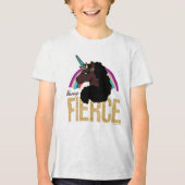 Afro Unicorn | Magical - Always Fierce Tri-Blend Shirt (Vorderseite)
