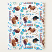 Afro Unicorn Magical Empowering Pattern Planer (Rückseite)