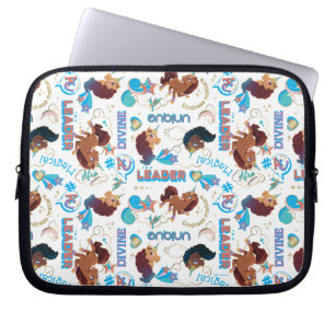 Afro Unicorn Magical Empowerment Muster Laptopschutzhülle